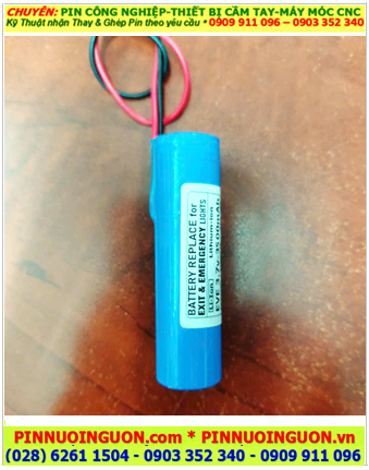 EVE INR18650/35V (loại có Zắc cắm), Pin sạc Lithium Li-ion INR18650/35V (3500mAh,10A) chính hãng